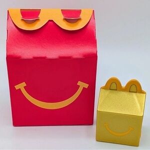 LIL McDonalds Mini GOLD Happy Meal RARE NEW Happy Meal Toys 2025